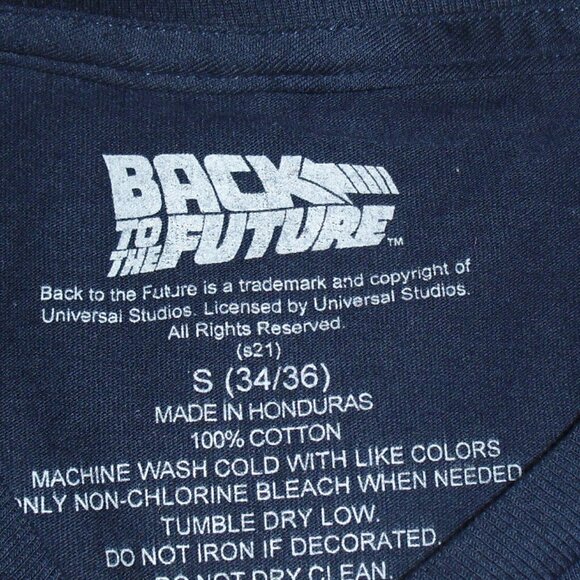 Back to the Future Movie Logo Mens T-shirt sz. Small New - Picture 3 of 3